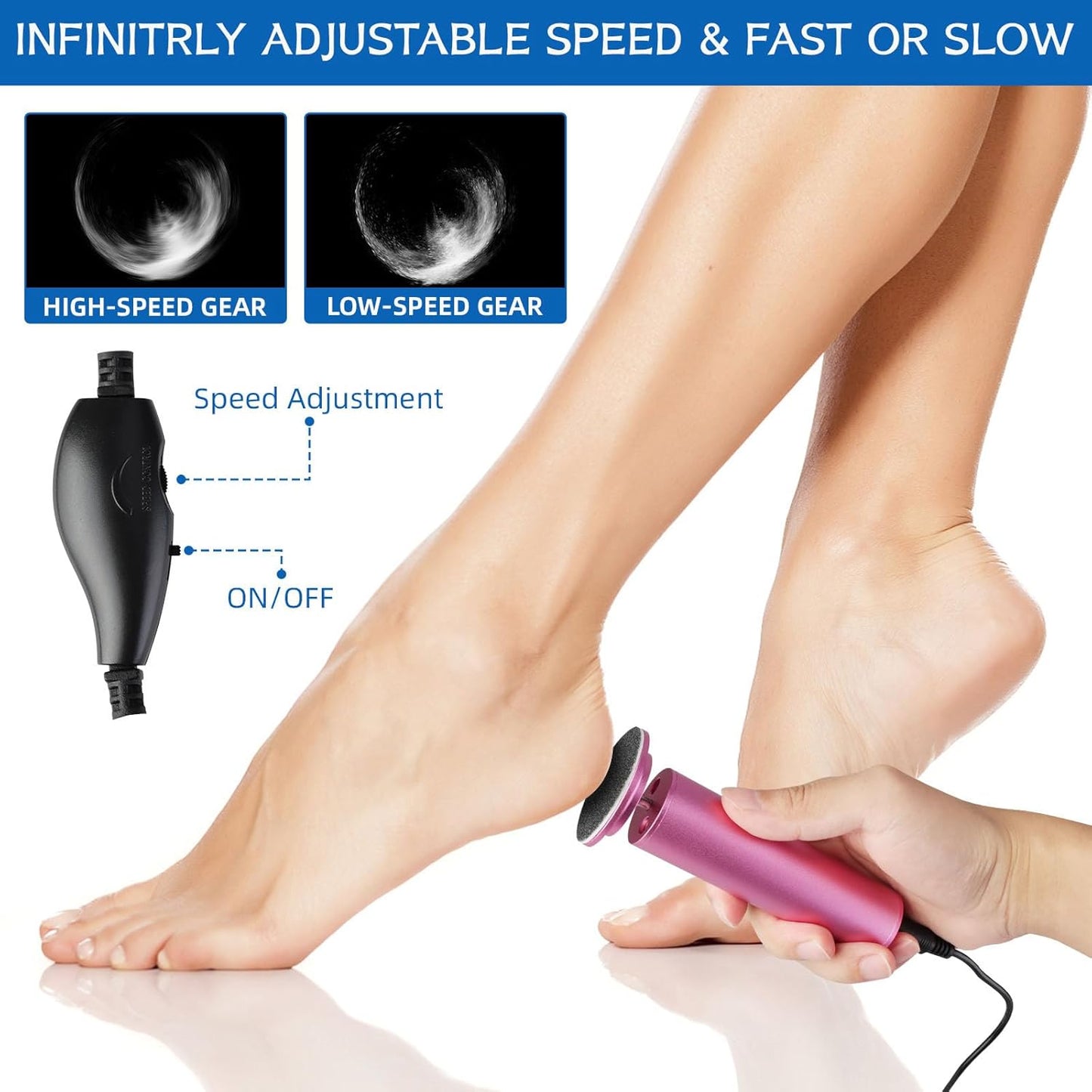 WellioSoft™ | Electric Callus Remover Pro