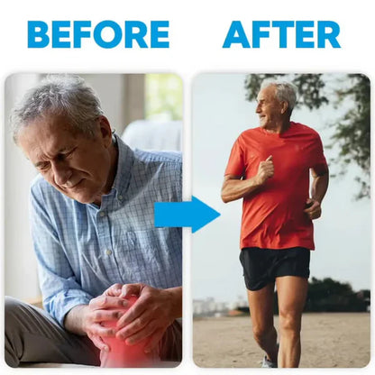 Knee massager before and after improviment